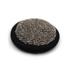 sositex Cosmetic sponge, black/natural, sauna line, premium linen product, made