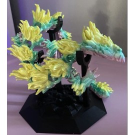 Articulated  Fidget Dragon Desk Display Toy 20" Rainbow