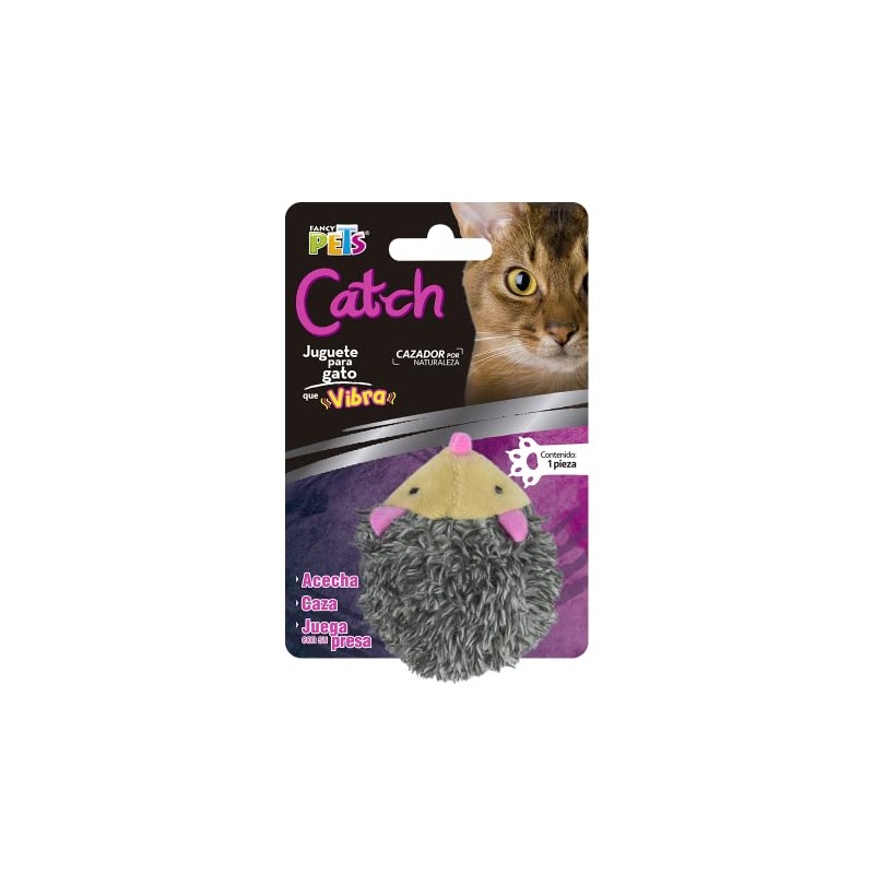 Fancy Pets Juguete Catch con Forma de Erizo Que Vibra