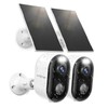 Security Cameras Wireless Outdoor, Solar Battery Powered 2k Color Night