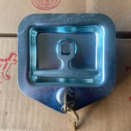 Eberhard Folding T handle Round Rod 2 Point Dead Bolt Lock with key kit Zinc