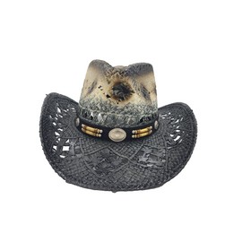 Unbranded Cowgirl Hat Straw Vintage Western Party Concert  Men Women's Cowboy Hat Boho