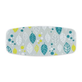 TATSU-CRAFT Nordic Style Yuzen Washi Washi Towel Tray, Four Seasons, Series, Winter Leaf, Gray, Dishwasher Safe, Hot Towel Tray, Stylish, Plastic, Western-style Japanese Style, Modern Scandinavian