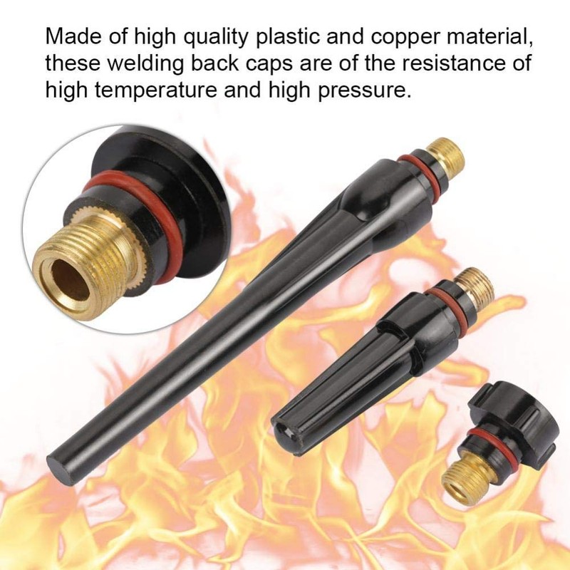 15pcs Welding Back Caps Replacement Kit for Torch Parts Accessory