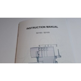 Singer S0100 Manual for Serger Machine  (Also S0105)