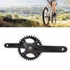 Mountain Bike Crank Arm Set Hollow One Piece Positive Negative