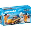 PLAYMOBIL City Action 5396 Flugzeugschlepper mit Fluglotsen, Ab 4 Jahren