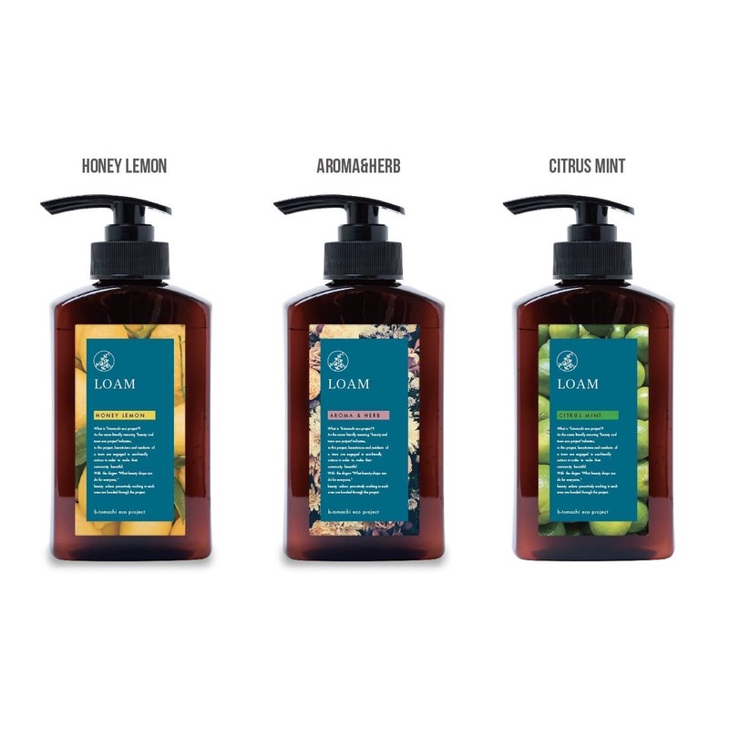 LOAM ローム ナチュラル＆オーガニックボディーソープ 各種 280ml 紅茶エキス配合 植物の恵みを生かした[石鹸]から生まれたボディーソープ (アロマ＆ハーブ -aroma &