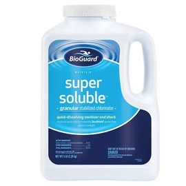 BioGuard Super Soluble Chlorine, 5 lb, Granular Stabilized Chlorinator