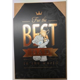 Best Dad Me to You Bear Pop-up Fathers Day Card