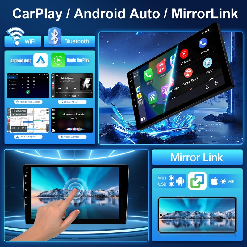 Leadfan Car Radio for Toyota Camry 2002 2003 2004 2005