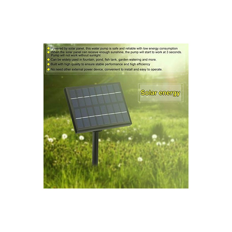 Kit de Bomba Solar Panel Solar Bomba de Agua Tanque