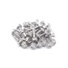 IMScrews 25pcs #8 x 1" Stainless Hex Washer Head Self
