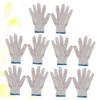 Operitacx 10pcs Wearproof Cotton Yarn Gloves Durable Protective Gloves for