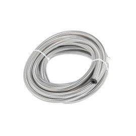 Partuto 16ft 4AN Braided Stainless Steel CPE Oil Fuel Gas Line Hose Replacement