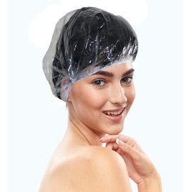 30 Disposable Shower Caps Hair Caps Bath Caps Clear Waterproof Bodylife Beauty 44cm