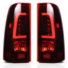 LEDKINGDOMUS Tail Lights Assembly Compatible with 2003-2006 Chevy Silverado 1500/1500HD/2500/2500HD,