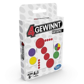 Hasbro Gaming Hasbro Gaming E8388GC0 4 Gewinnt Kartenspiel für Kinder ab 6 Jahren, 2–4 Spieler