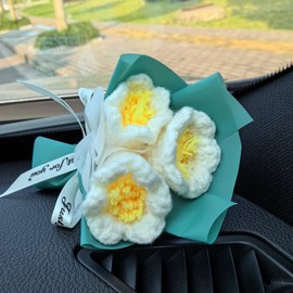 Mini Dried Flower Car Air Freshener Vent Clip, Air Freshener Car Clips, Car Diffuser Vent Clip Car Interior Decor Gifts for Women with Unscented Fragrance Pads