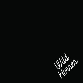 Wild Horses Magnetic Golf Towel - Waffle Weave Microfibre Cleaning Towel with Magnet (Black Logo)