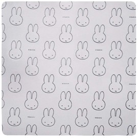 Okato Miffy Super Absorbent Cloth, 11.8 x 11.8 inches (30 x 30 cm), Miffy, Gray