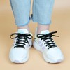 Stepace [2 Pairs Half Round Shoe Laces 1/4" Width 30"-72"
