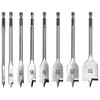 8Pcs Spade Drill Bit Set, 1/4 inch Quick Change Hex