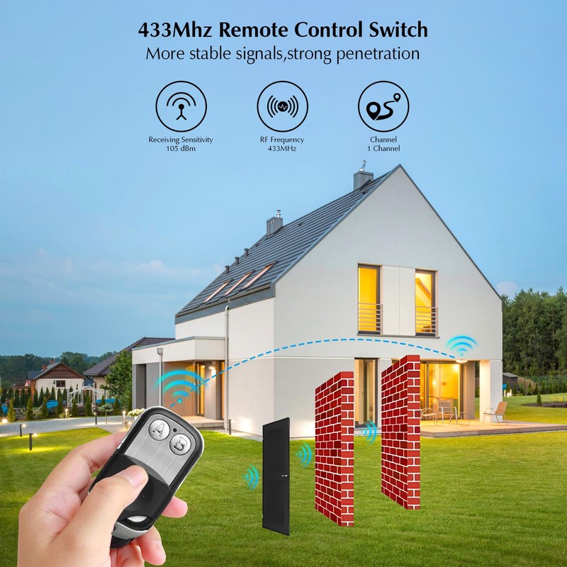eMylo Wireless Remote Control Switch 220 V 230 V Switch,