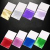 SEWACC Shiny Foil Craft Decoration 50pcs Nail Foil 8x8.5cm Leaf