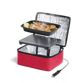 HOTLOGIC 12V Electric Lunch Box Food Warmer Portable Meal Heater for Travel Cooking