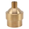 Fan Shaped Fountain Nozzle Copper Adjustable Uniform Water Spray Fan