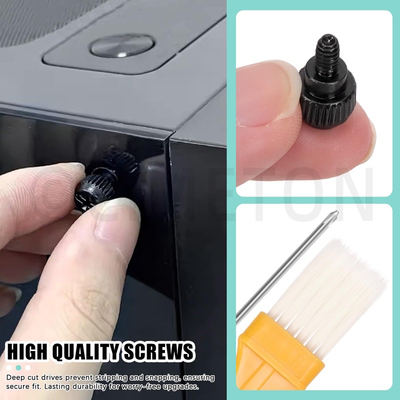 Cimeton 293Pcs Computer Screws Assortment Kit Motherboard Standoffs Screw Computer