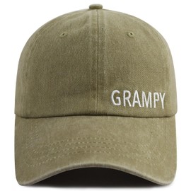 Grandpa Gifts for Men, Funny Grandpa Hat, World Best Pop Pop Gifts Baseball Cap, Father Day Christmas Birthday for Papa Pawpaw Grandfather Poppy Dad Natural