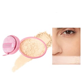 Melemando Setting Loose Powder 5 Colors Flawless Smooth Loose Finishing Powder Waterproof Long-Lasting Face Powder (Color 03)