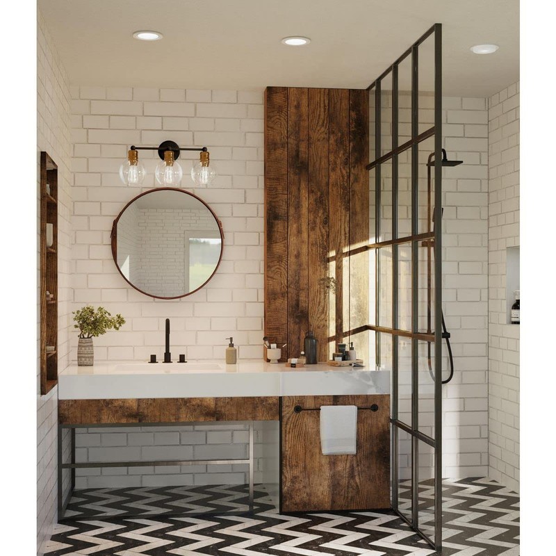 Progress Lighting P806005-028 6" Recessed Drop Lensed Shower Trim with