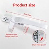 Kioiner 2 Pcs Casement Window Locking Handles, Aluminium Alloy Rotating