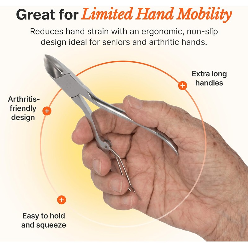Fox Medical Equipment Toenail Clippers for Thick Nails, Medical Grade