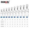 RIKIMARU - Señuelo de pesca giratorio de doble bloqueo con