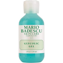 Mario Badescu Gel glicólico para piel grasa o congestionada, gel rejuvenecedor, retexturizante y refinador de la piel sin aceite que ayuda a aumentar la claridad, paquete de 1, 59 ml