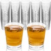 DecorRack 1 Oz Shot Glasses, 80 Hard Clear Plastic Shot