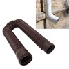 BTSEURY Rain Gutter Downspout Extension, Flexible PE Downspout Extender, Extendable