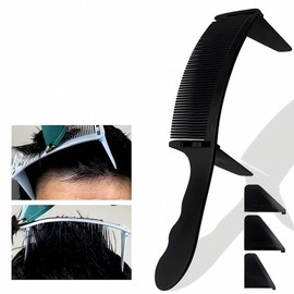 Self Hair Cut Curve Comb Thinning Brush Cut Tool Hair Texture Styling Grooming Brush Hairstyle Pink / 셀프 헤어 컷트 커브 빗 틴닝 브러쉬 컷 도구 머리 결 스타 일링 손질 브러시 헤어스타일 핑크
