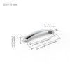FURNIWARE 5 Pack Cabinet Handles, Hardware Drawer Pulls, Aluminum Kitchen