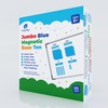 Simply magic 131+4 PCS Jumbo Blue Magnetic Base Ten Blocks