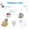 POCKET PANDA Misters for Outside Patio with Hose Timer,Misting System