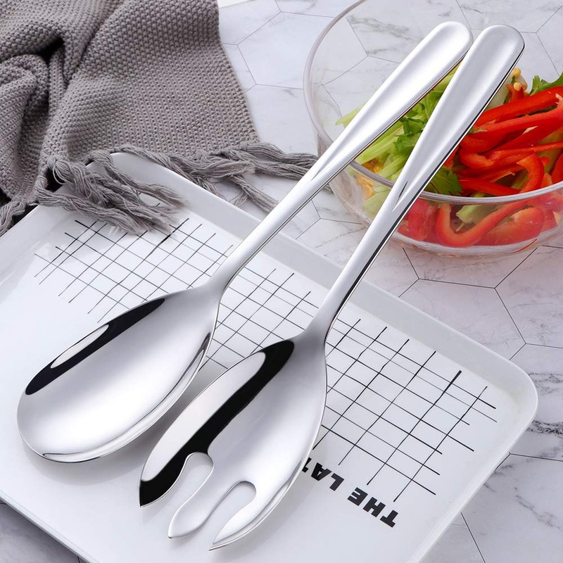 Do Buy ing Salad Spoon and Salad Fork Silver Salad