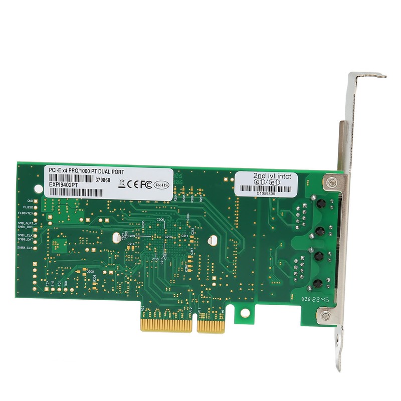 PCI Express PCIe Gigabit 2 RJ45 Port Network Card NIC