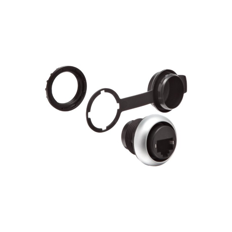 Eaton M22-RJ45-SA Bulkhead Interface, 22 mm Diameter Operators, RJ45 Ethernet