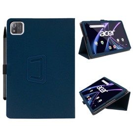 Tablet Case Cover for Acer Iconia Tab A8 8.7inch,Multi-Viewing Angles,Slim Light Shell Stand Cover for Acer Iconia Tab A8-11-A30S Tablet with Hand Strap& Pencil Holder,Navy Blue