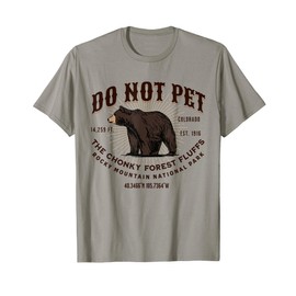 Rocky Mountain National Park Black Bear Funny Souvenir T-Shirt